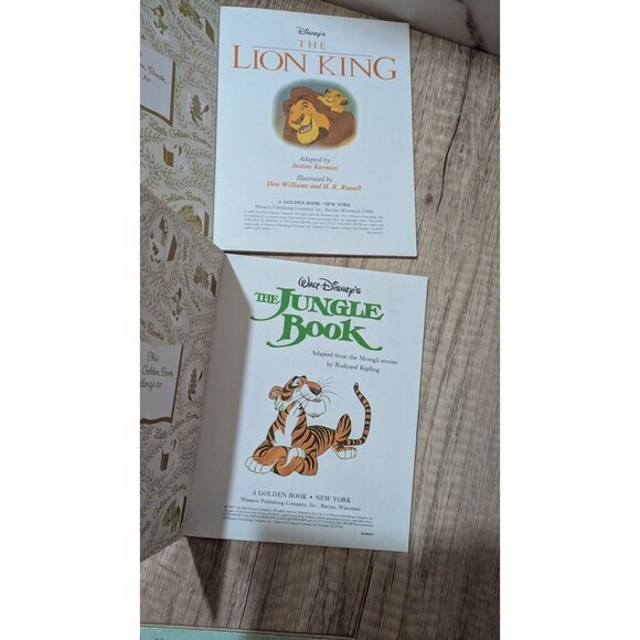 Set Of 5 Little Golden Books Disney Classics: Peter Pan Lady And The Tramp Lion - Picture 4 of 10